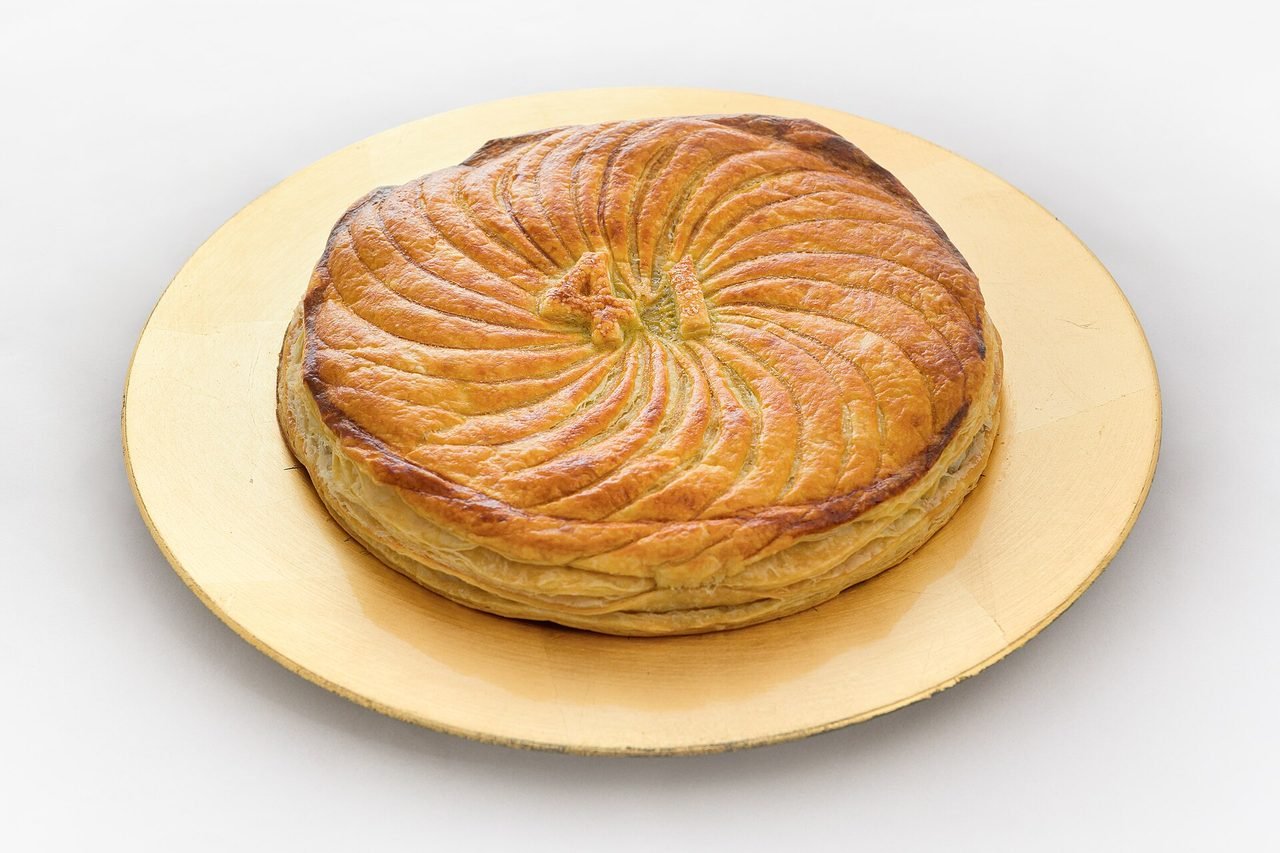Galette des rois dorée